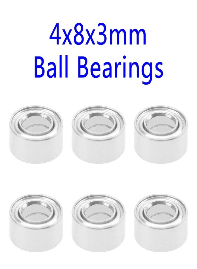 Share Goo 12PCS ShareGoo Ball Bearing Set 4x8x3mm 8x12x3.5mm Compatible with WLtoys 1/18 A949 A959 A969 A979 A959-B A969-B RC Car Upgrade Parts - Image 3